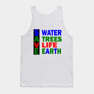 Save Earth Tank Top